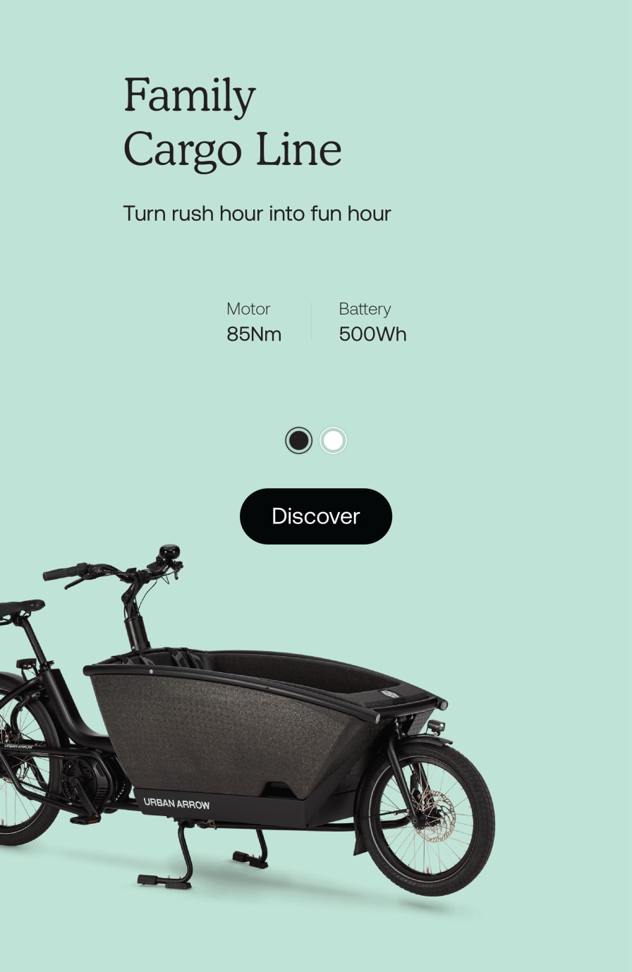 Family Urban Arrow North America. The ultimate cargo bike